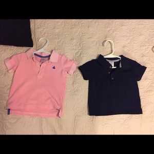 Two polo type shirts